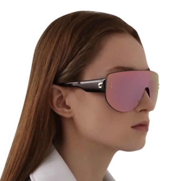 NEW CARRERA FLAGLAB12 0000/9 WOMEN SUNGLASSES FLAGLAB 12 0000J SHIELD EYEWEAR - Picture 1 of 12